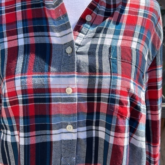 Tommy Hilfiger plaid top size large - Picture 4 of 10